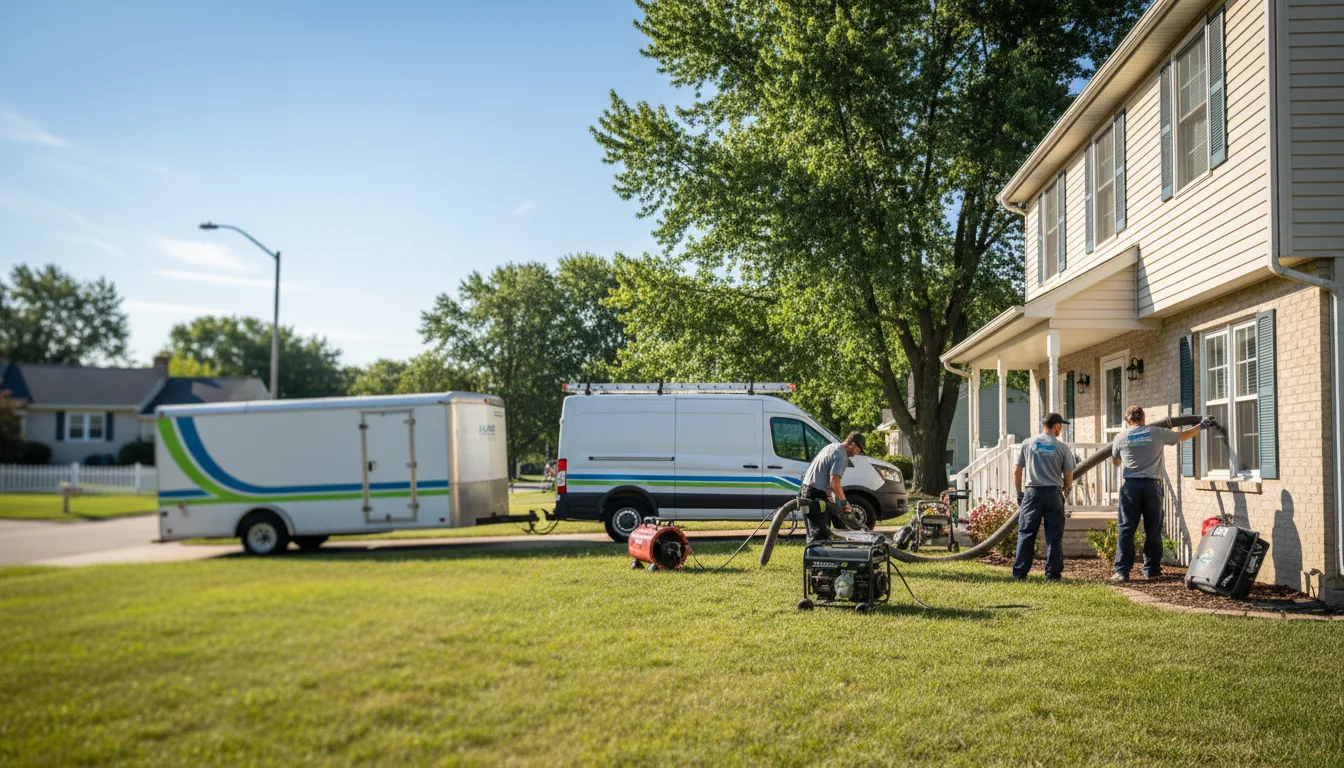 Flooded Basement Restoration And Cleanup With Repair in Two Rivers, WI near me